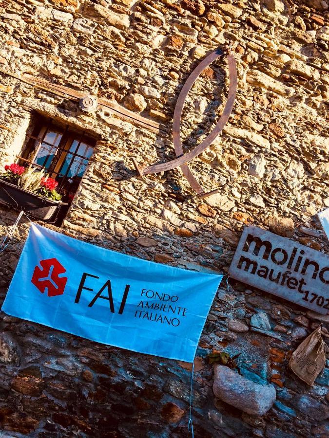 La Volta - Lake Como Heritage Home In Molino Maufet Watermill - Patio On The Garden Colico Bagian luar foto
