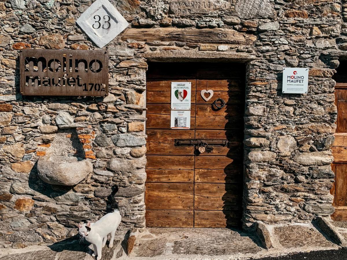 La Volta - Lake Como Heritage Home In Molino Maufet Watermill - Patio On The Garden Colico Bagian luar foto