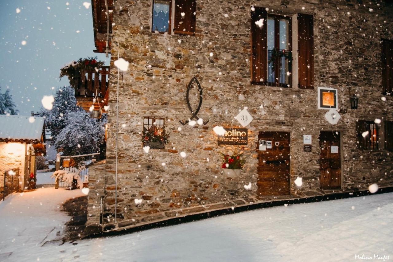 La Volta - Lake Como Heritage Home In Molino Maufet Watermill - Patio On The Garden Colico Bagian luar foto